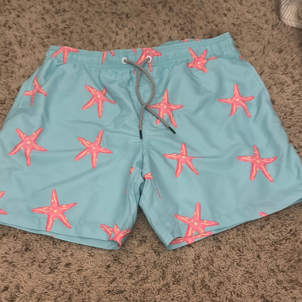 Men's Blue Starfish Swim Shorts